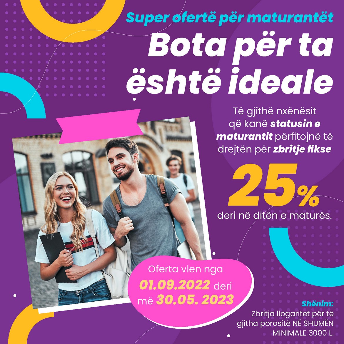Super ofertë për maturantët